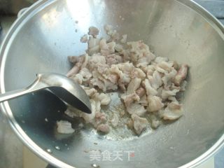 肉片炒豆皮的做法步骤：3
