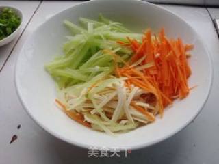 莴笋拌豆皮的做法步骤：5
