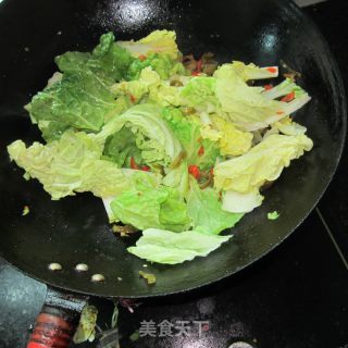 酸辣大白菜的做法步骤：5