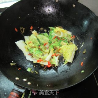 酸辣大白菜的做法步骤：7