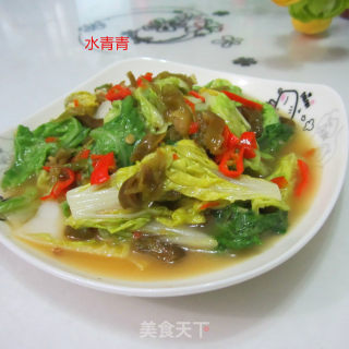 酸辣大白菜的做法步骤：8