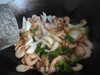 小炒海虾的做法步骤：4