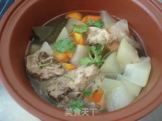 脊骨冬瓜汤的做法步骤：9