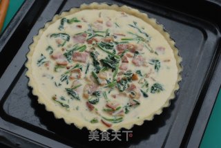 培根菠菜奶油塔--法国家庭料增色你周末的Brunch的做法步骤：13