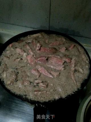 孜然味牛肉干的做法步骤：4
