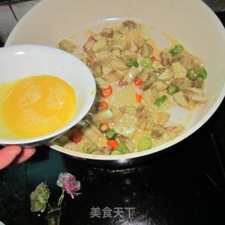 蛋黄茄子的做法步骤：6