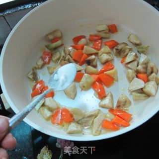 茄子胡萝卜丁的做法步骤：4