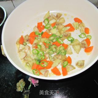茄子胡萝卜丁的做法步骤：6