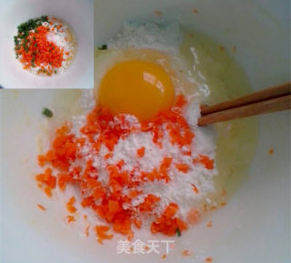 营养煎饼的做法步骤：2