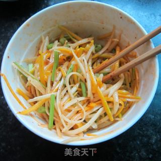 拌土豆南瓜丝的做法步骤：5