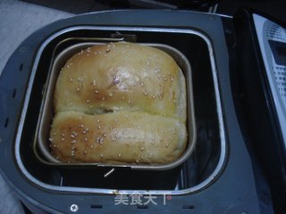 纯奶蜜豆吐司的做法步骤：12
