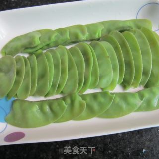 炝峨眉豆的做法步骤：5