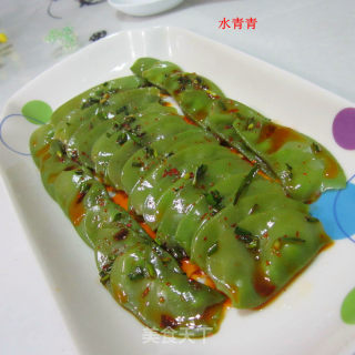 炝峨眉豆的做法步骤：7