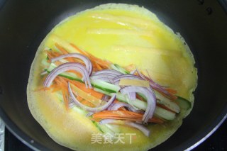 芝士鸡蛋饼的做法步骤：5