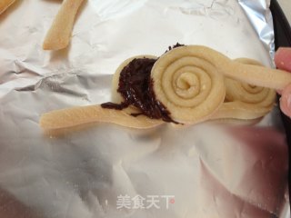 巧克力花生碎棒棒饼干的做法步骤：8