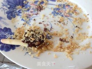 巧克力花生碎棒棒饼干的做法步骤：9