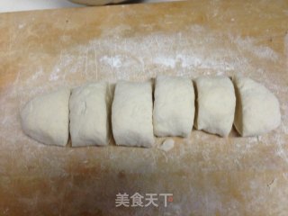 甜杏奶酪夹心小雪包的做法步骤：2