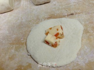 甜杏奶酪夹心小雪包的做法步骤：5