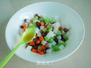 花生仁拌白萝卜的做法步骤：7