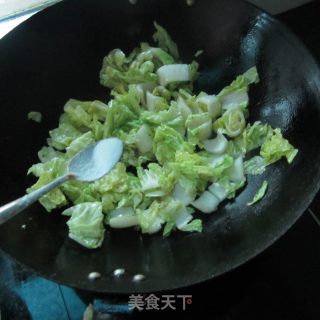 猪油炒白菜的做法步骤：4