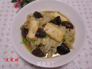 白菜炖豆腐的做法步骤：13