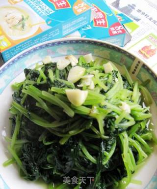 排毒功能强劲之（1） --- 蒜蓉地瓜叶的做法步骤：6