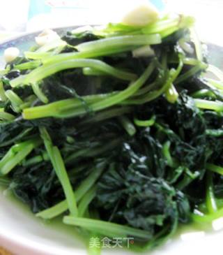 排毒功能强劲之（1） --- 蒜蓉地瓜叶的做法步骤：7
