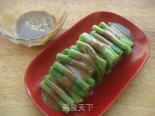 麻酱豆角的做法步骤：5