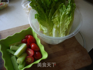 三文鱼沙拉的做法步骤：1