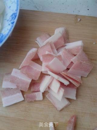 老(酸)黄瓜炒肉的做法步骤：3