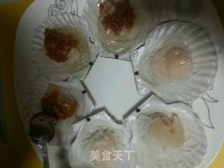 蒜茸粉丝蒸扇贝的做法步骤：10