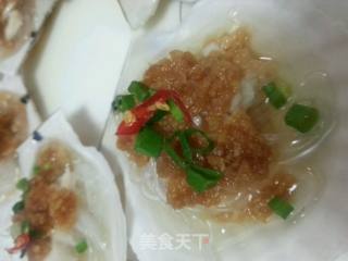 蒜茸粉丝蒸扇贝的做法步骤：14