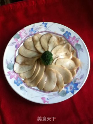 鲍汁炒菇片的做法步骤：4