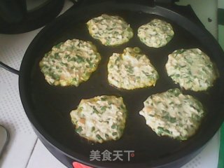 韭菜燕麦饼的做法步骤：5