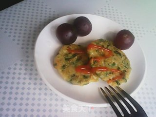 韭菜燕麦饼的做法步骤：8