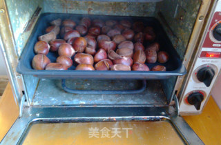 香烤板栗——简易版的做法步骤：3