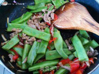 扁豆炒肉的做法步骤：9