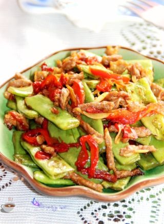 扁豆炒肉的做法步骤：10