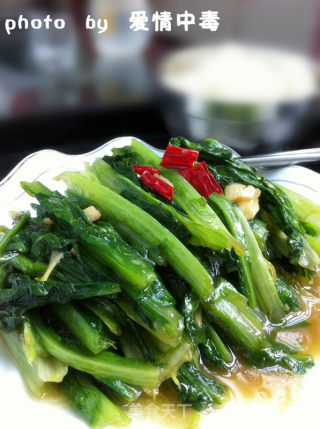蒜香油麦菜的做法步骤：6