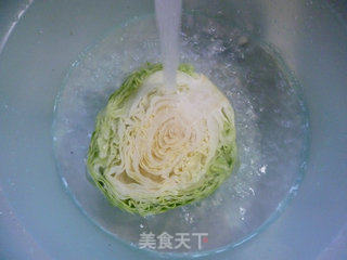 蚝油包心菜的做法步骤：2