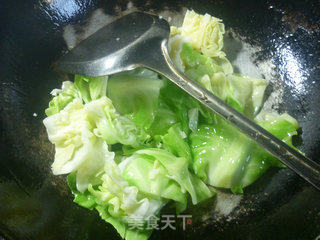 蚝油包心菜的做法步骤：5
