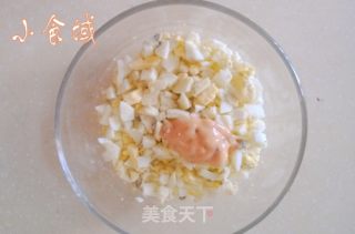 极简做法的美味--鸡蛋三明治的做法步骤：3