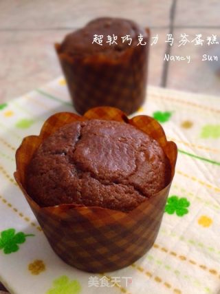 超软巧克力马芬的做法步骤：3