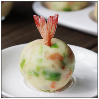 大家都喜欢的土豆菜菜-----土豆沙拉球的做法步骤：8