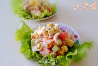 【爱在餐桌 美味20年】清新坚果沙拉的做法步骤：3