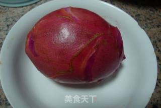 火龙果皮豆浆的做法步骤：1