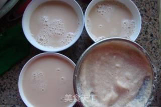 火龙果皮豆浆的做法步骤：6