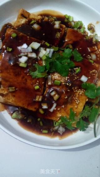 孜然豆腐的做法步骤：6