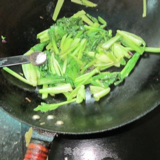 小炒小白菜的做法步骤：6