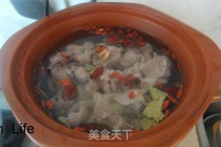 冬日暖胃药材汤：淮山煲羊肉的做法步骤：5